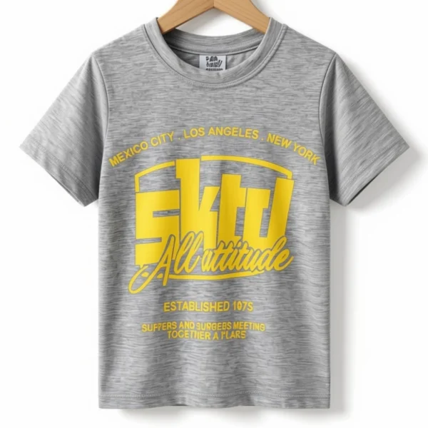 Remera Sktu Gris