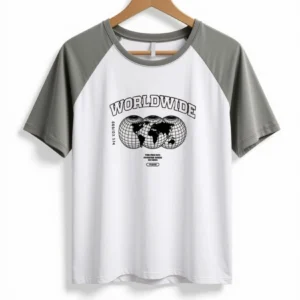 30 Remera World Wide Blanca