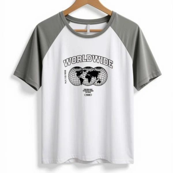 Remera World Wide Blanca