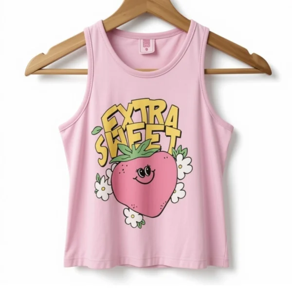 Musculosa Extra Sweet Rosa