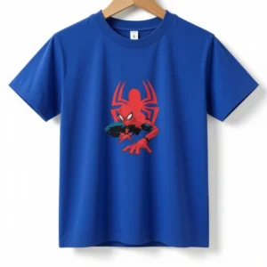 Remera Hombre Araña Azul