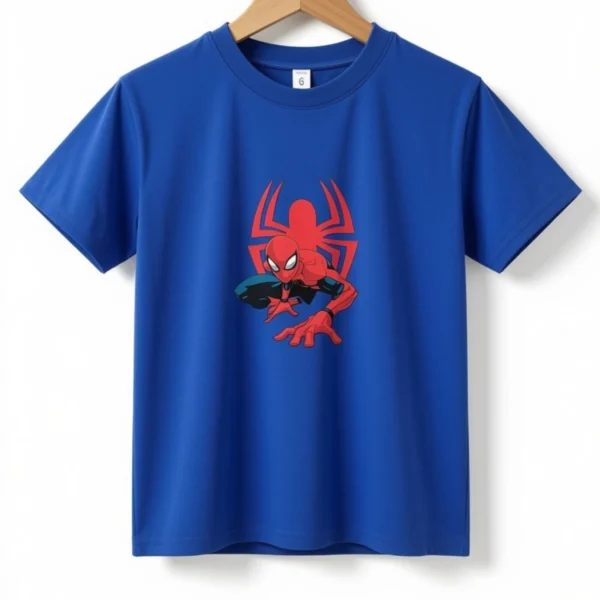 Remera Hombre Araña Azul