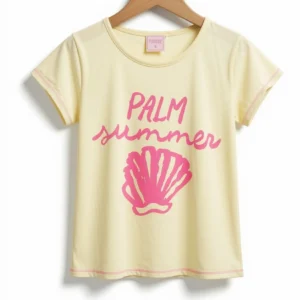 Remera Palm Summer Amarilla