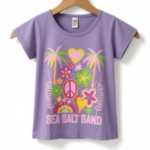 44 Remera Sea Salt Sand Lila