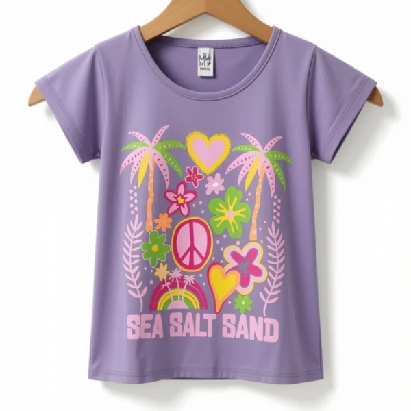 Remera Sea Salt Sand Lila