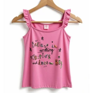 47 Musculosa Believe Something Fucsia