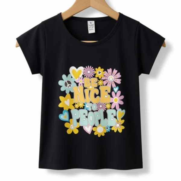 Remera Be Nice Negra