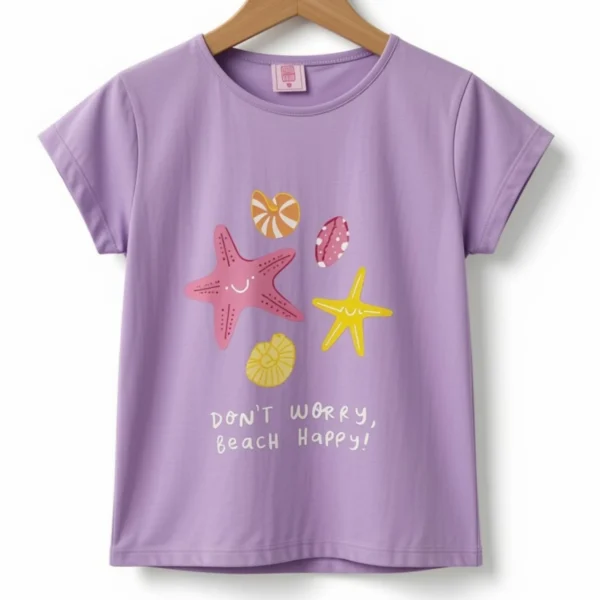 Remera Estrellas de Mar Lila
