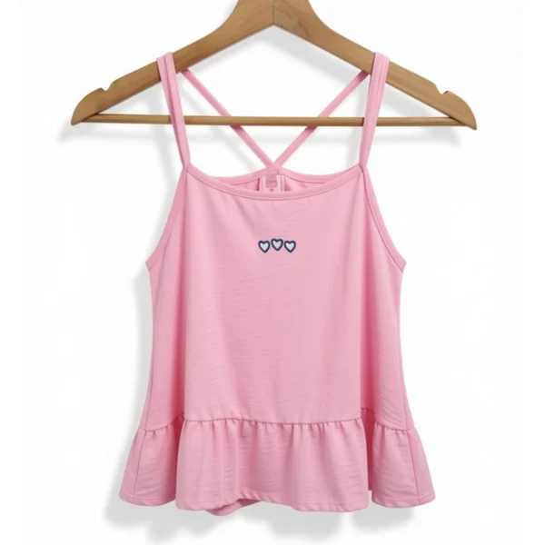 Musculosa Corazones Rosa