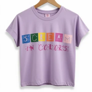 67 Remera Scream Lila