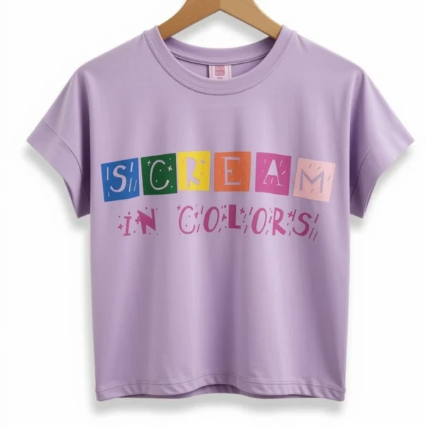 Remera Scream Lila