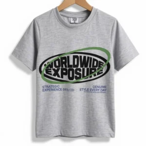 Remera World Wide Exposure Gris