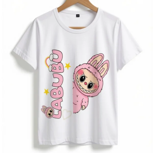 Remera Labubu Blanca