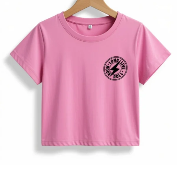 Remera Rock Rosa