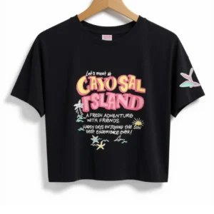 Remera Cayo Sal Island Negra