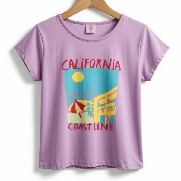 Remera California Lila