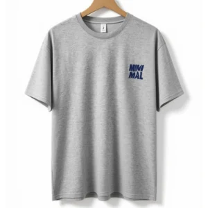 Remera Minimal Gris