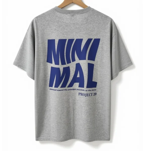 Remera Minimal Gris
