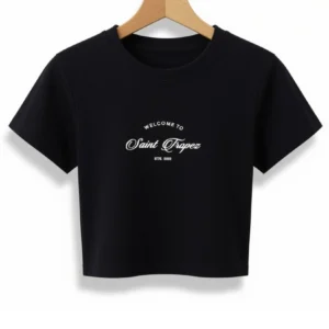 Remera Saint Tropez Negra