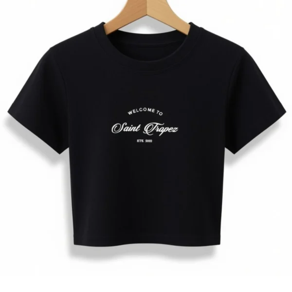 Remera Saint Tropez Negra
