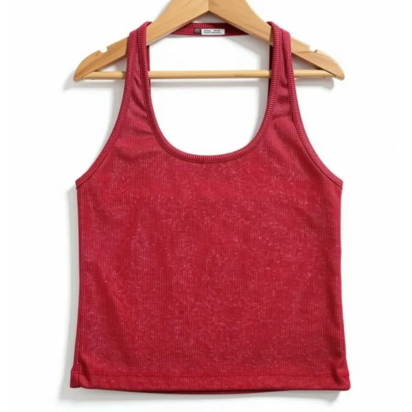 Musculosa Glitter Roja