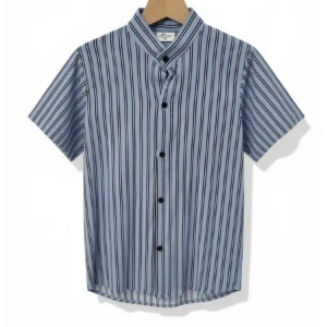Camisa Rayas Celeste