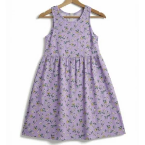 258 Vestido Flores Lila