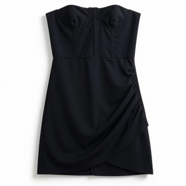 Vestido Strapples Negro