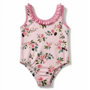 279 Malla Flores Rosa
