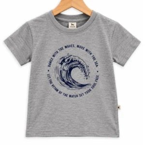 Remera Ola Gris