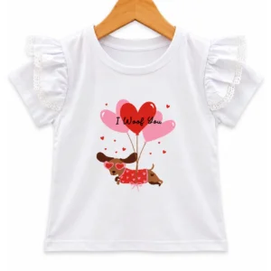 327 Remera Salchi Globos Blanca Puntilla