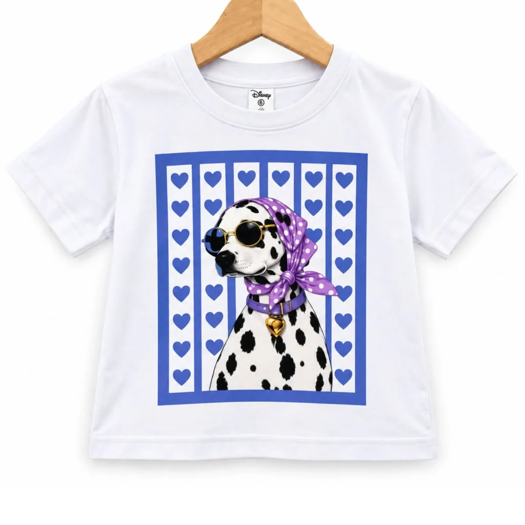 Remera Dalmata Blanca