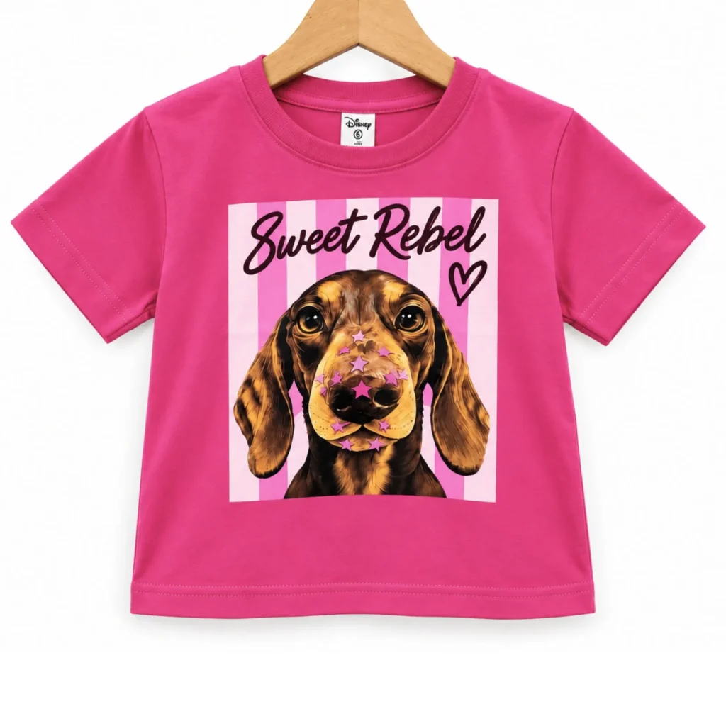 Remera Salchi Sweet Rosa