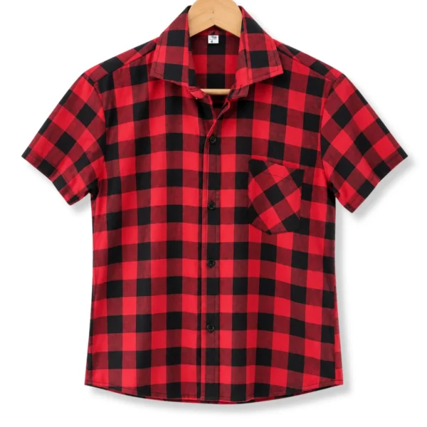 Camisa Cuadros Roja